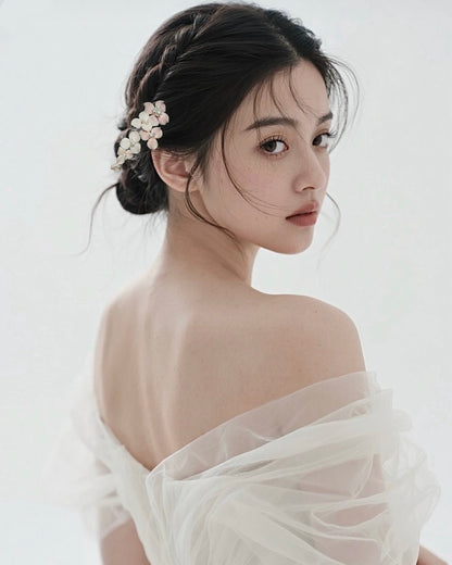 Eileen - Earrings & Hair Accessory 2 in 1