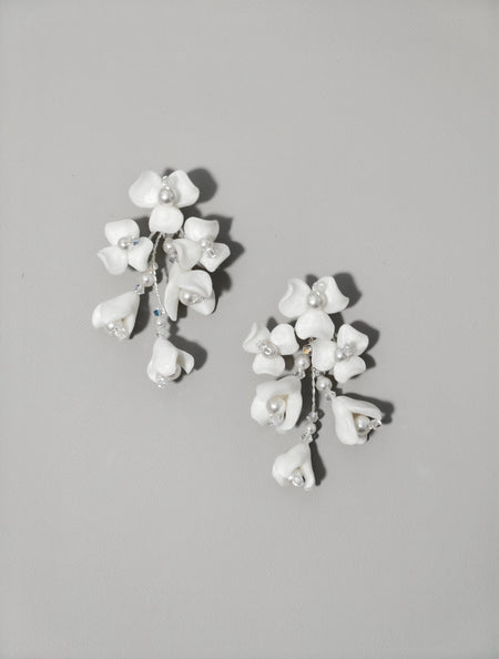 Dancing Jasmine  - 2 in 1 Earrings & Hair Accessories