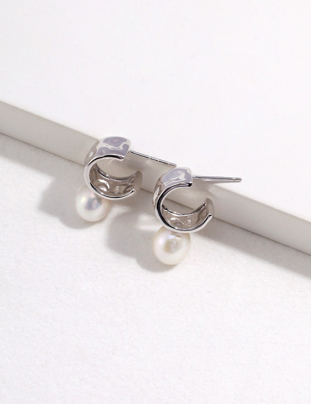 Minimalist Pearl Earrings
