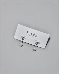 Ribbon Pearl Drop Necklace