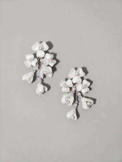 Dancing Jasmine  - 2 in 1 Earrings & Hair Accessories