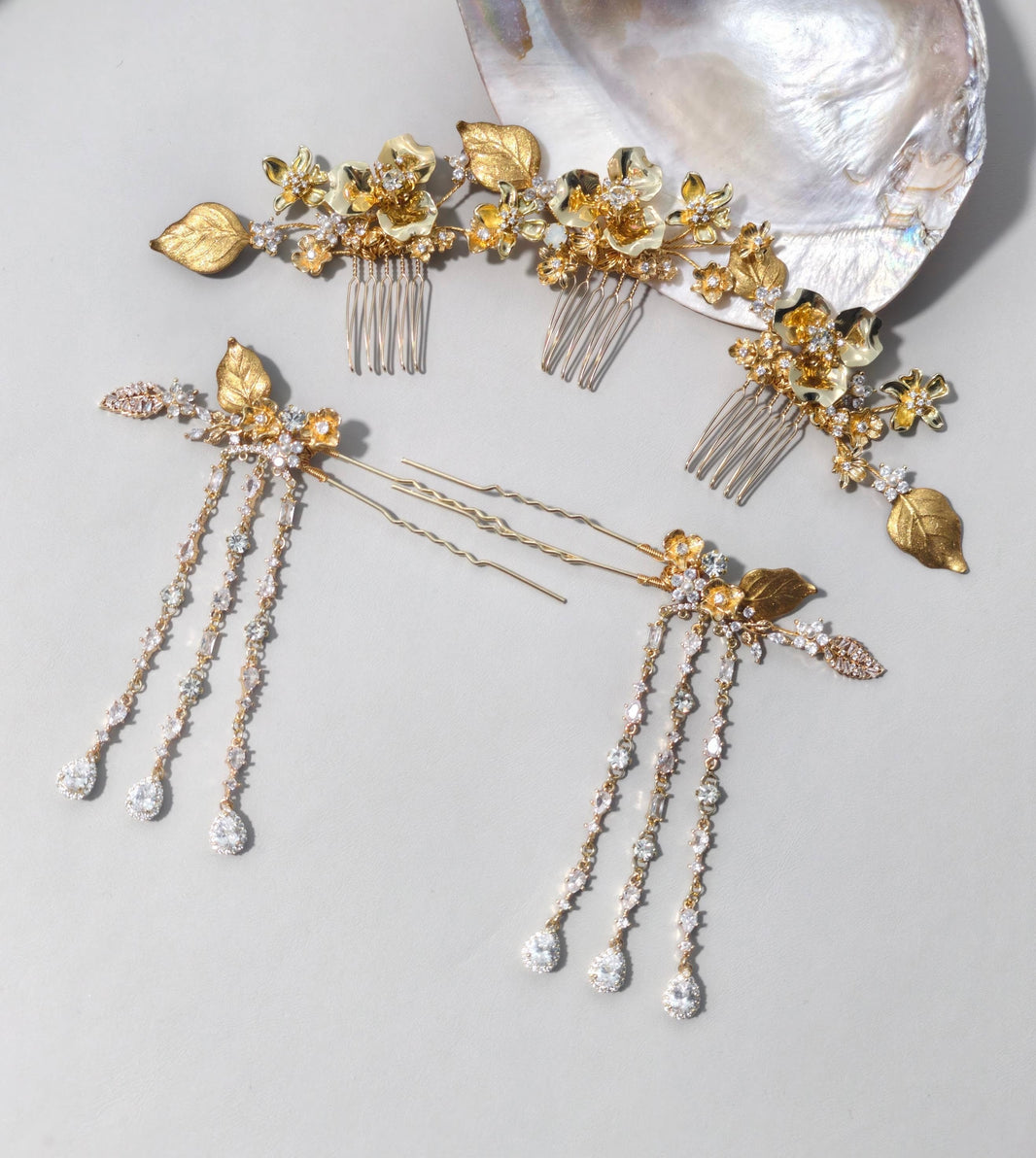 Aureum Blossom
Step-Shake Hair Pins